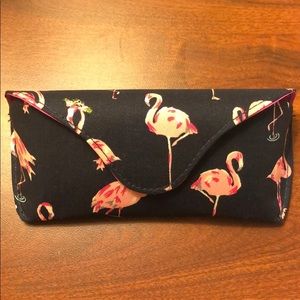 Vera Bradley Fiesta Flamingo Eye Glass Case
